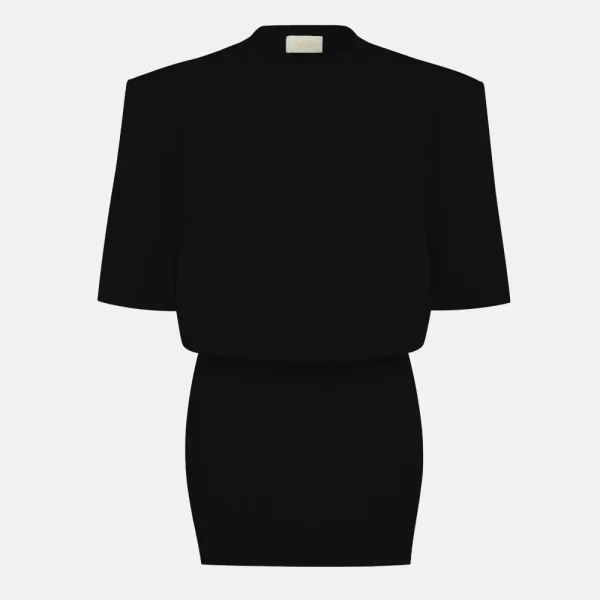 MIU T-SHIRT DRESS SIYAH